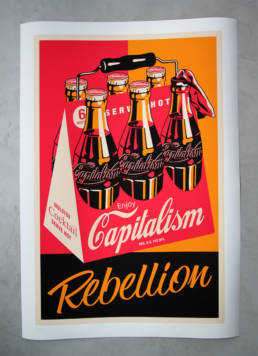 Peter Stark - Capitalism Rebellion print details