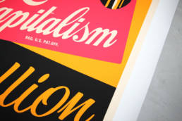 Peter Stark - Capitalism Rebellion print details