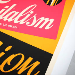 Peter Stark - Capitalism Rebellion print details