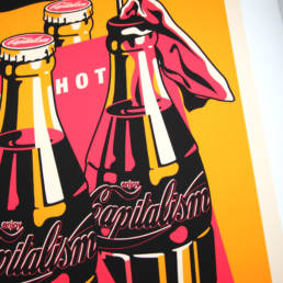 Peter Stark - Capitalism Rebellion print details