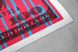 Nest - Dollar bills print details