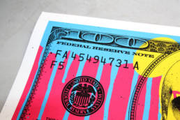 Nest - Dollar bills print details