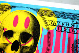 Nest - Dollar bills print details