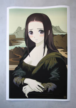 Arika Uno - Monalisa print details